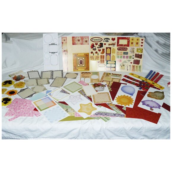 HUGE LOT Craft Crafting Scrapbooking Supplies Mixed Media Embellishments, 3 lbs - Picture 7 of 9